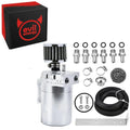 Evilenergy EVIL ENERGY Baffled Oil Catch Can Oil Separator Catch Can with Breather Filter 300ml Universal
