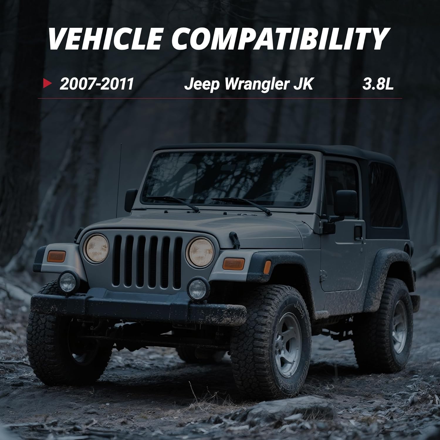 EVIL ENERGY Cold Air Intake Fitment – 2007-2011 Jeep Wrangler JK 3.8L