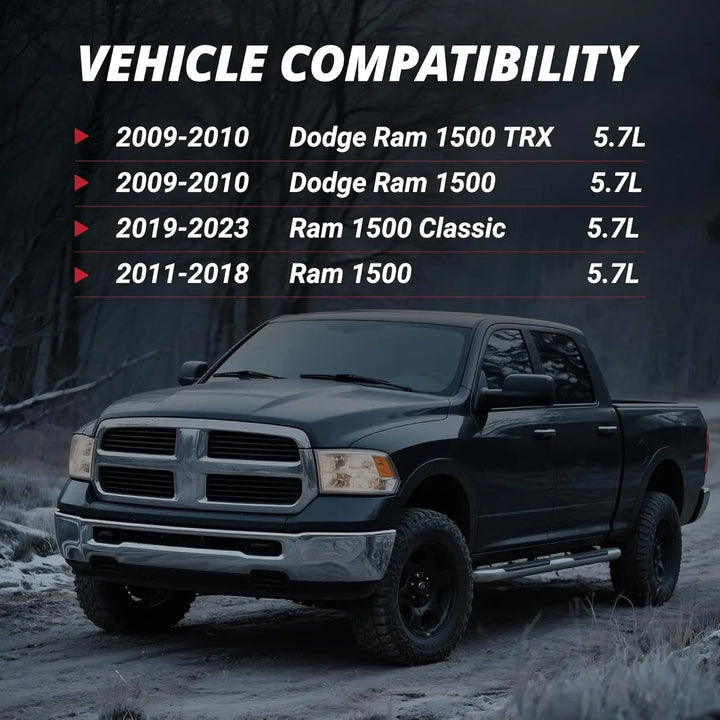 EVIL ENERGY Cold Air Intake Fitment – 2009-2010 Dodge Ram 5.7L, 2011-2023 Ram Classic 5.7L & More