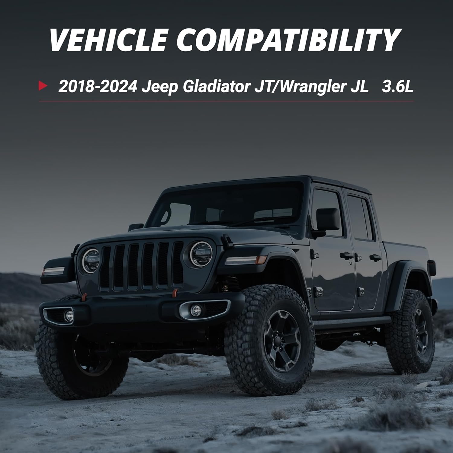 EVIL ENERGY Cold Air Intake Fitment – 2018-2024 Jeep Gladiator JT/Wrangler JL 3.6L