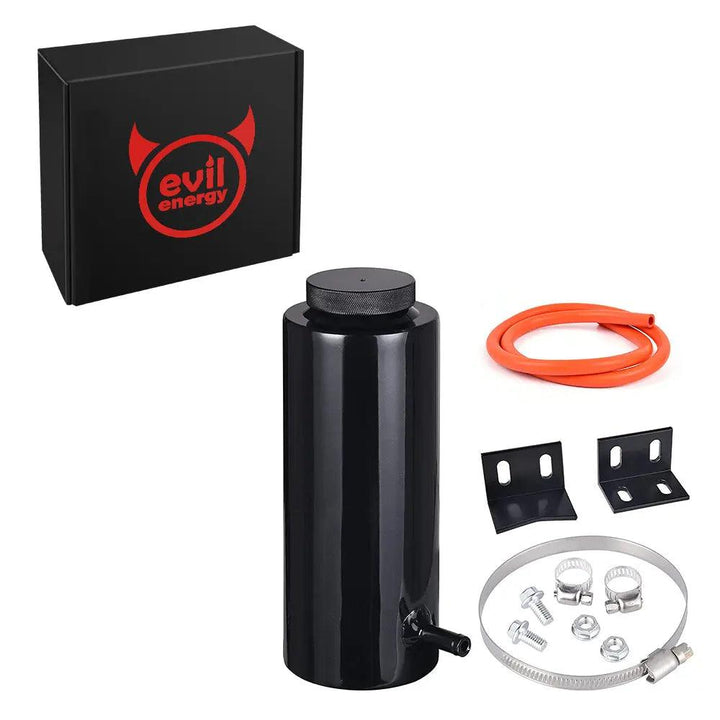Evilenergy EVIL ENERGY Coolant Overflow Tank Radiator Overflow Bottle Universal 800ml[Orange Line]