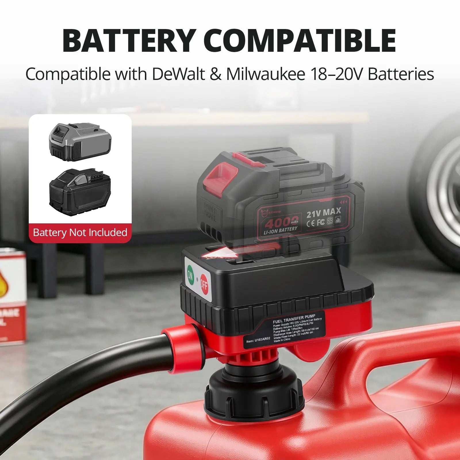 EVIL ENERGY EVIL ENERGY Cordless Fuel Transfer Pump