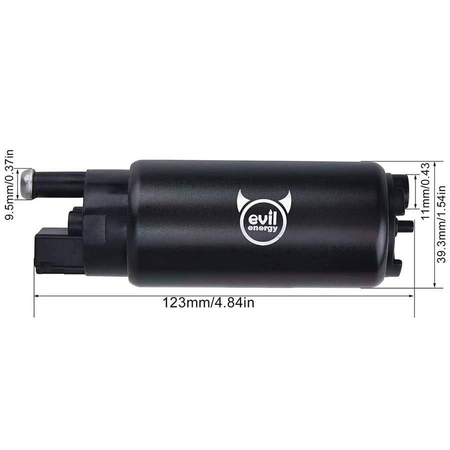 Elixir Powered Fuel EVIL ENERGY Electric High Flow 255LPH E85 Intank 43PSI Fuel Pump Kit ...