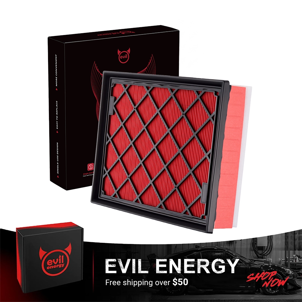 EVIL ENERGY Engine Air Filter Compatible with Ford Edge 2015-2024 2.0T 2.7T, Taurus 2014-2019 2.0T 2.7T, Fusion 2013-2020 1.5T 2.0T, Lincoln MKZ 2013-2020 2.0T, Replace DS7Z-9601A