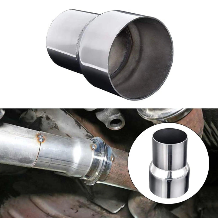Evilenergy EVIL ENERGY Exhaust Pipe Reducer Adapter Stainless Steel
