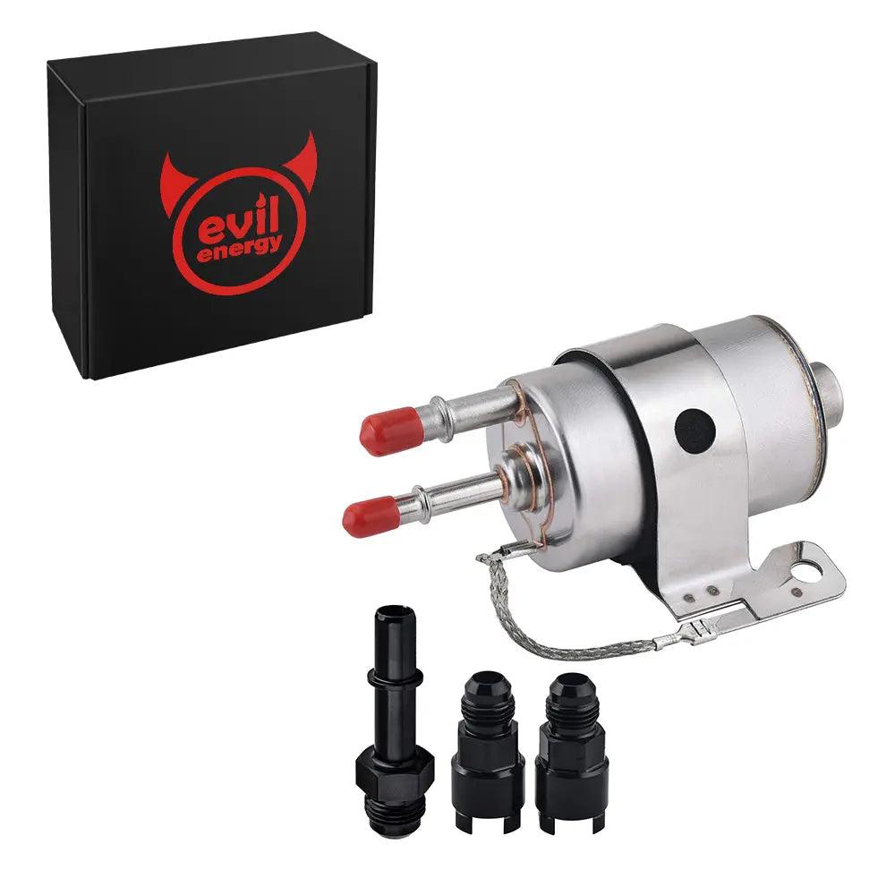 EVIL ENERGY Fuel Filter Regulator 58 PSI Kit for LS Swap EFI Conversion – full kit with regulator, bracket, and AN fittings.