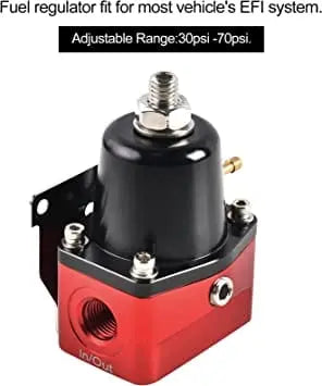 Evilenergy EVIL ENERGY Fuel Pressure Regulator 6AN EFI Bypass Return Adjustable 30-70psi