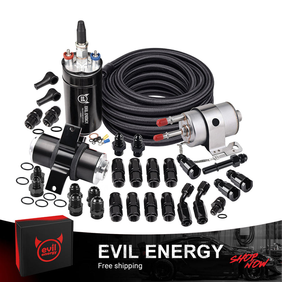 EVIL ENERGY High-Performance Fuel System Kit: 25ft PTFE/CPE Hose, LS ...
