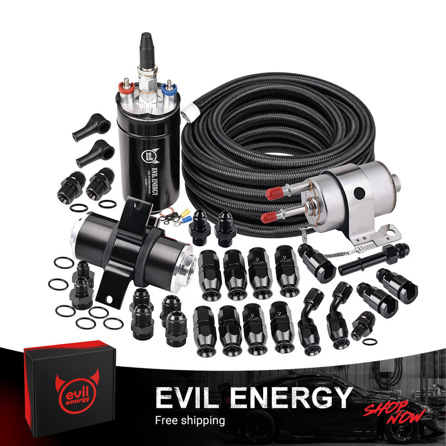 EVIL ENERGY High-Performance Fuel System Kit: 25ft PTFE/CPE Hose, LS ...