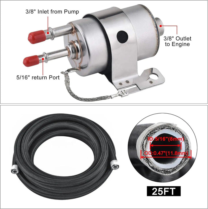 [99.99,Fuel Filter Regulator Kit(58PSI & 25FT)]