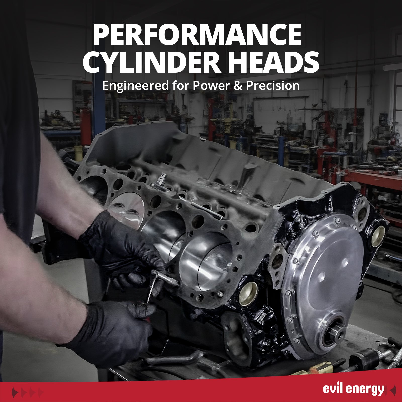 EVIL ENERGY Performance Cylinder Heads for LS1 Engines - Engineered for Power & Precision