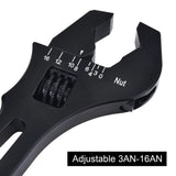 EVIL ENERGY Hose Fitting Adjustable Wrench  3AN-16AN Spanner Lightweight Aluminum