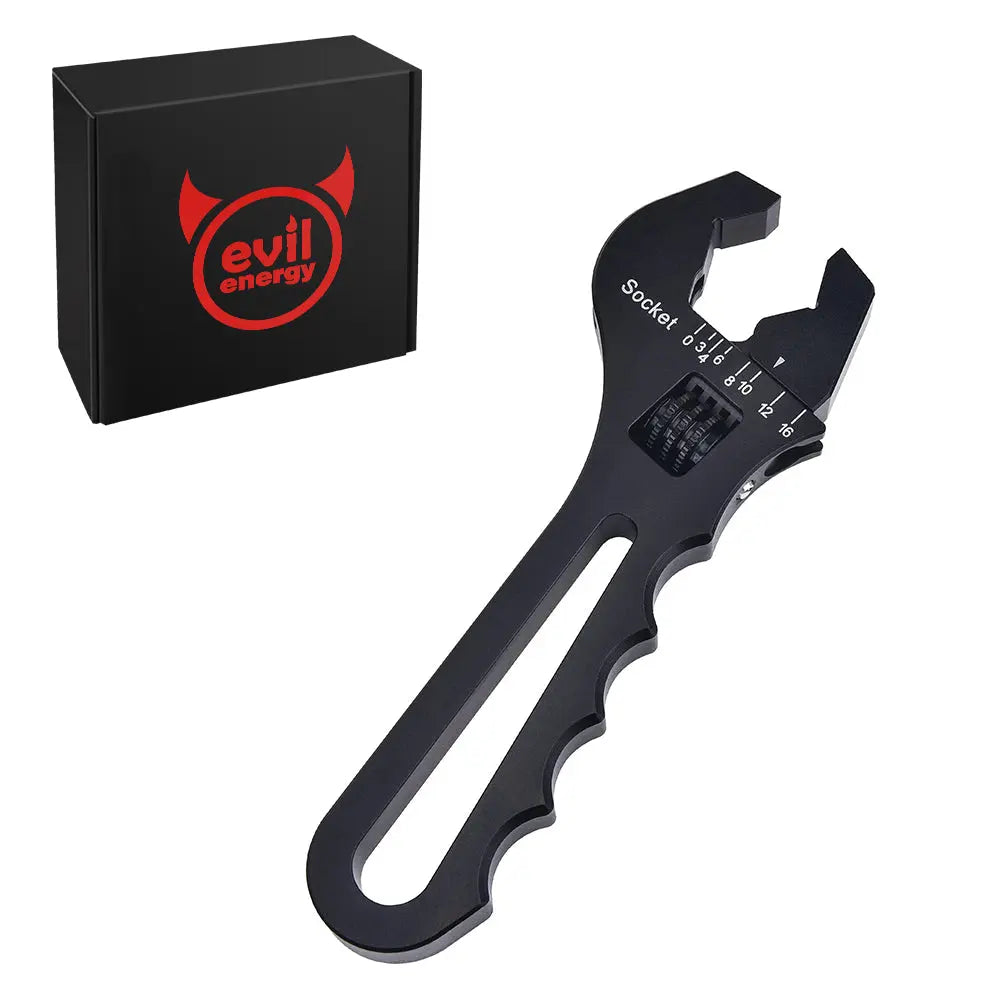 EVIL ENERGY Adjustable AN Hose Fitting Wrench - AN3 to AN16 Aluminum