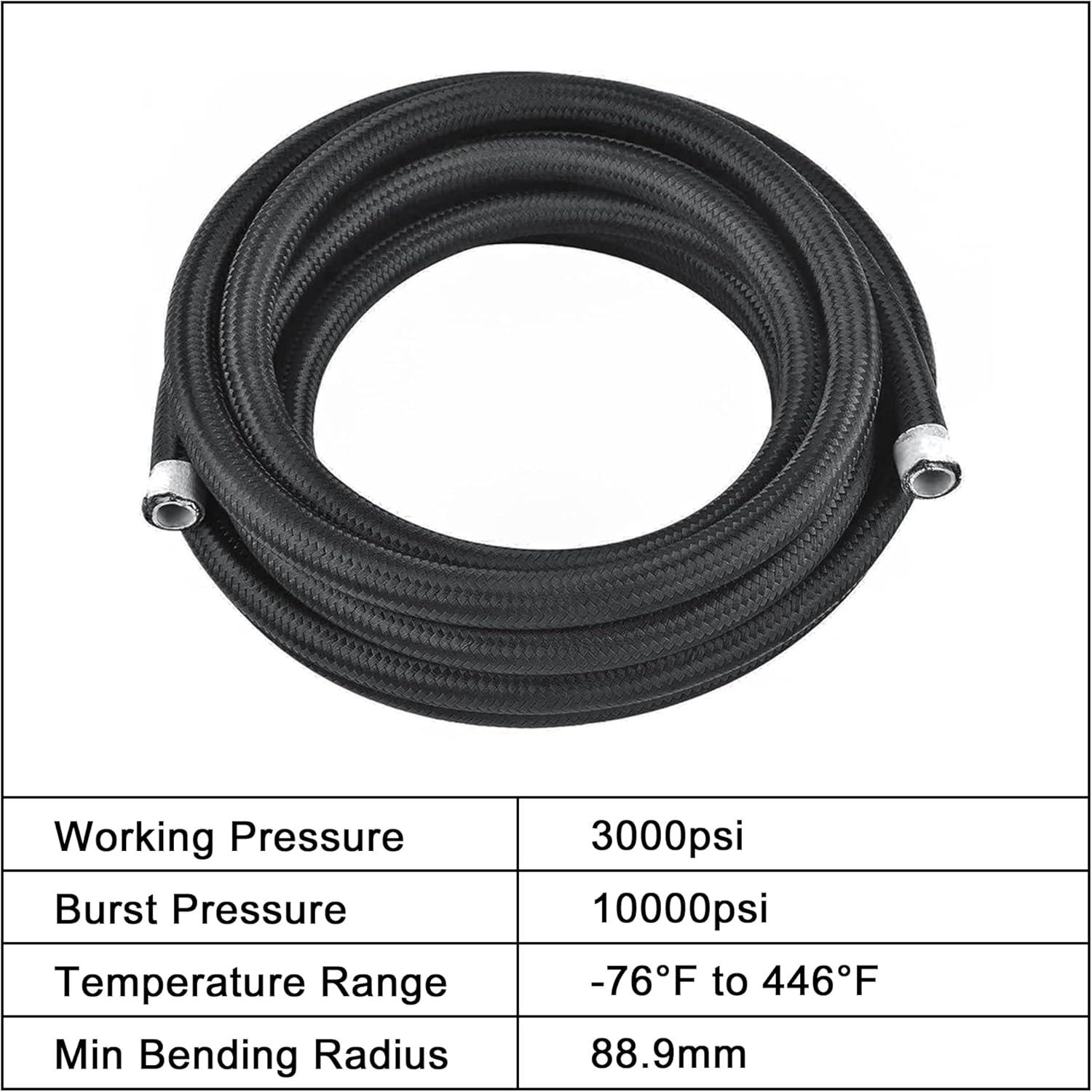 EVIL ENERGY LS Swap Fuel Filter Regulator 58PSI with 6AN PTFE EFI Fuel Hose Kit - EVILENERGY