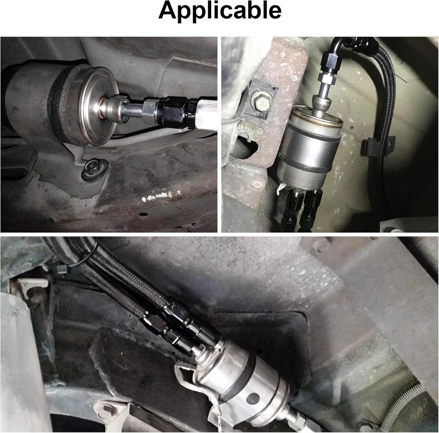 EVIL ENERGY Fuel System Kit for LS Engines - Complete AN6 PTFE/CPE Fuel Line Kit with Regulator, Pump & Fittings