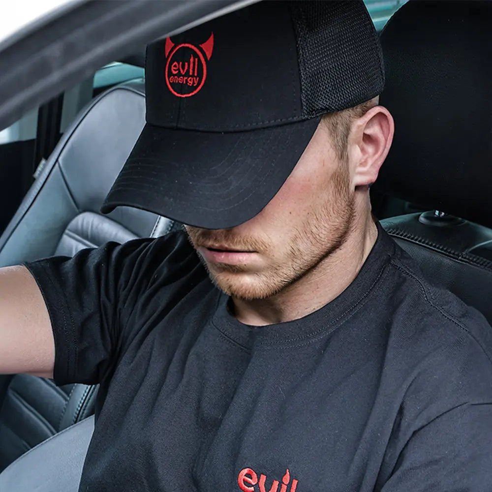 EVILENERGY EVIL ENERGY Mesh Breathable Hat with Embroidered Logo Brand Peripheral (Copy)
