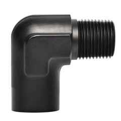FasParts 3/8 To 1/4 Inch NPT Steel Male Elbow Reducer Fitting – Fuel, Air, Oil, Gas
