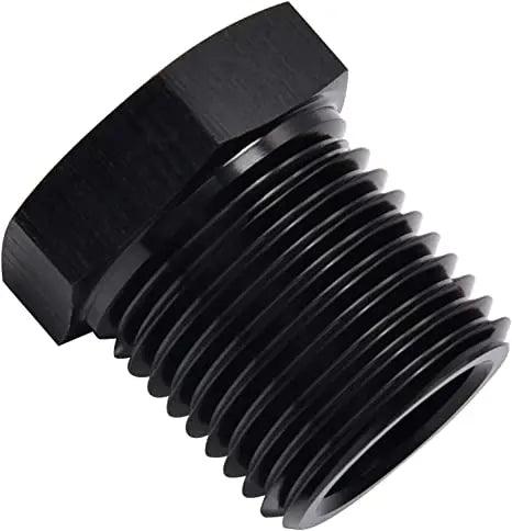 1 2 1 8 3 4 3 8 NPT Plug Male Hex Head Fitting Adapter Aluminum