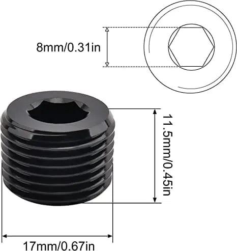 EVIL ENERGY AN&NPT Plug Fittings Aluminum – EVILENERGY