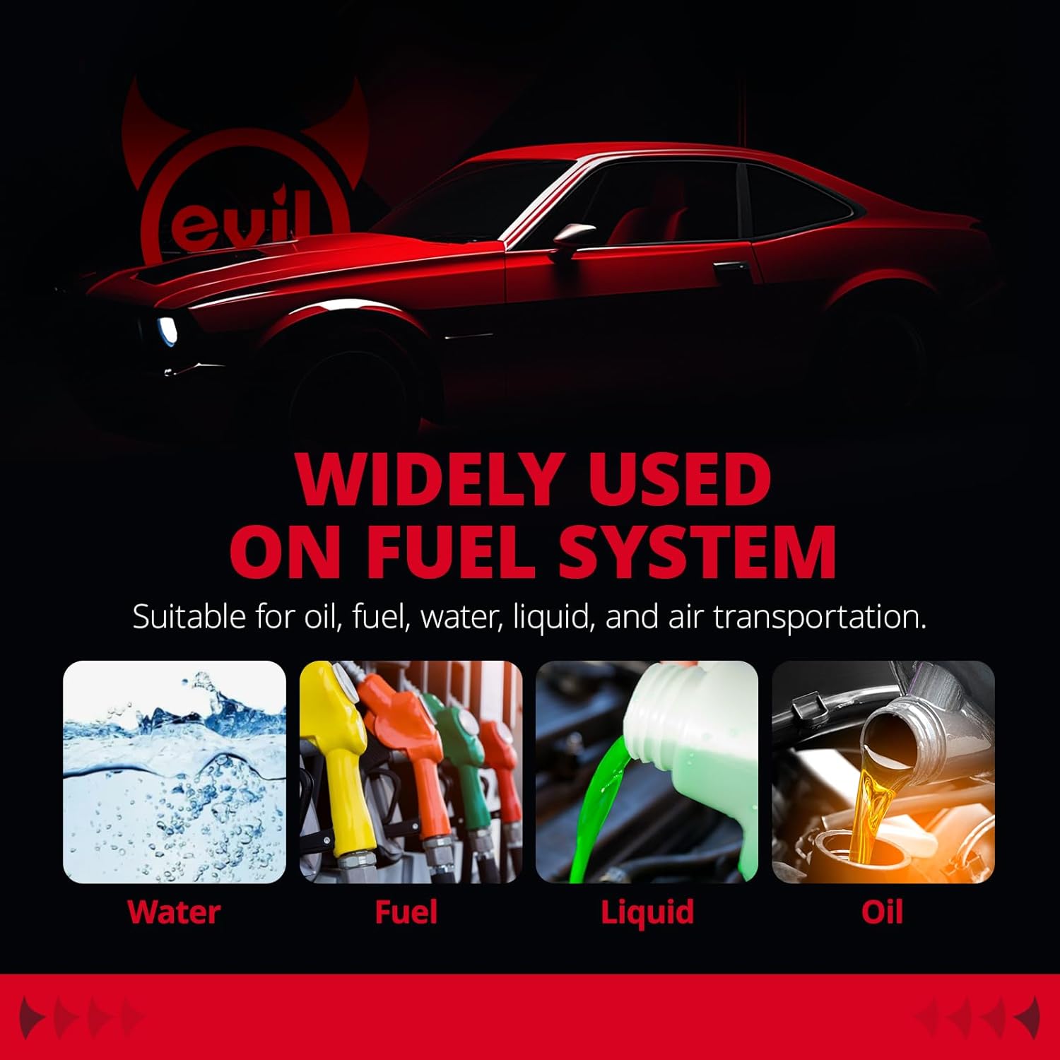 EVIL ENERGY ORB Male to ORB Male Swivel Adapter – Black Aluminum Fitting（ 6AN/8AN/10AN/12AN） - EVILENERGY