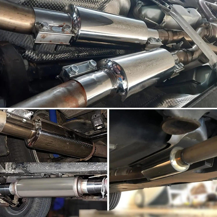 EVIL ENERGY Exhaust Resonator Muffler Stainless Steel EVILENERGY