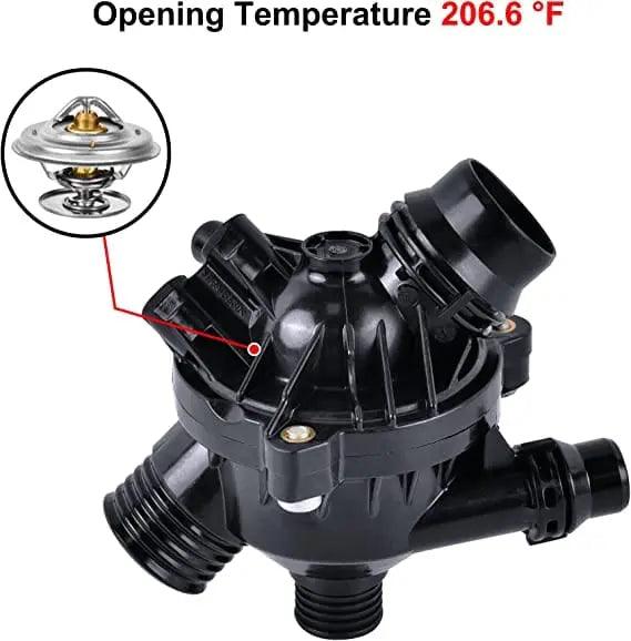 Evilenergy EVIL ENERGY Thermostat Housing Assembly  11537549476  Compatible with BMW E60 E65 E90 335i 535i 128i 135i