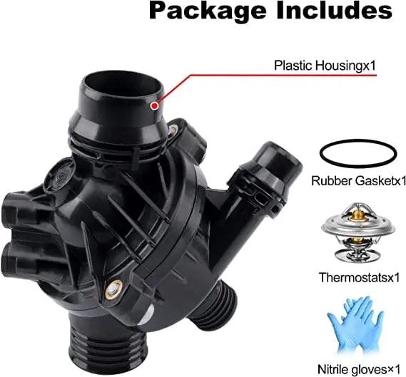 Evilenergy EVIL ENERGY Thermostat Housing Assembly  11537549476  Compatible with BMW E60 E65 E90 335i 535i 128i 135i