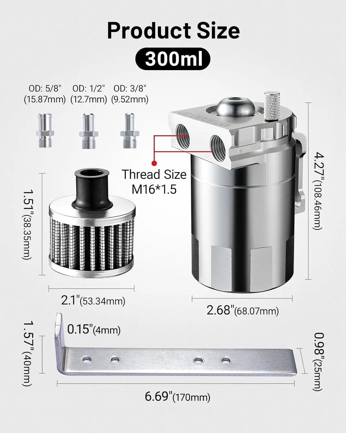 [silver,with Breather Filter]