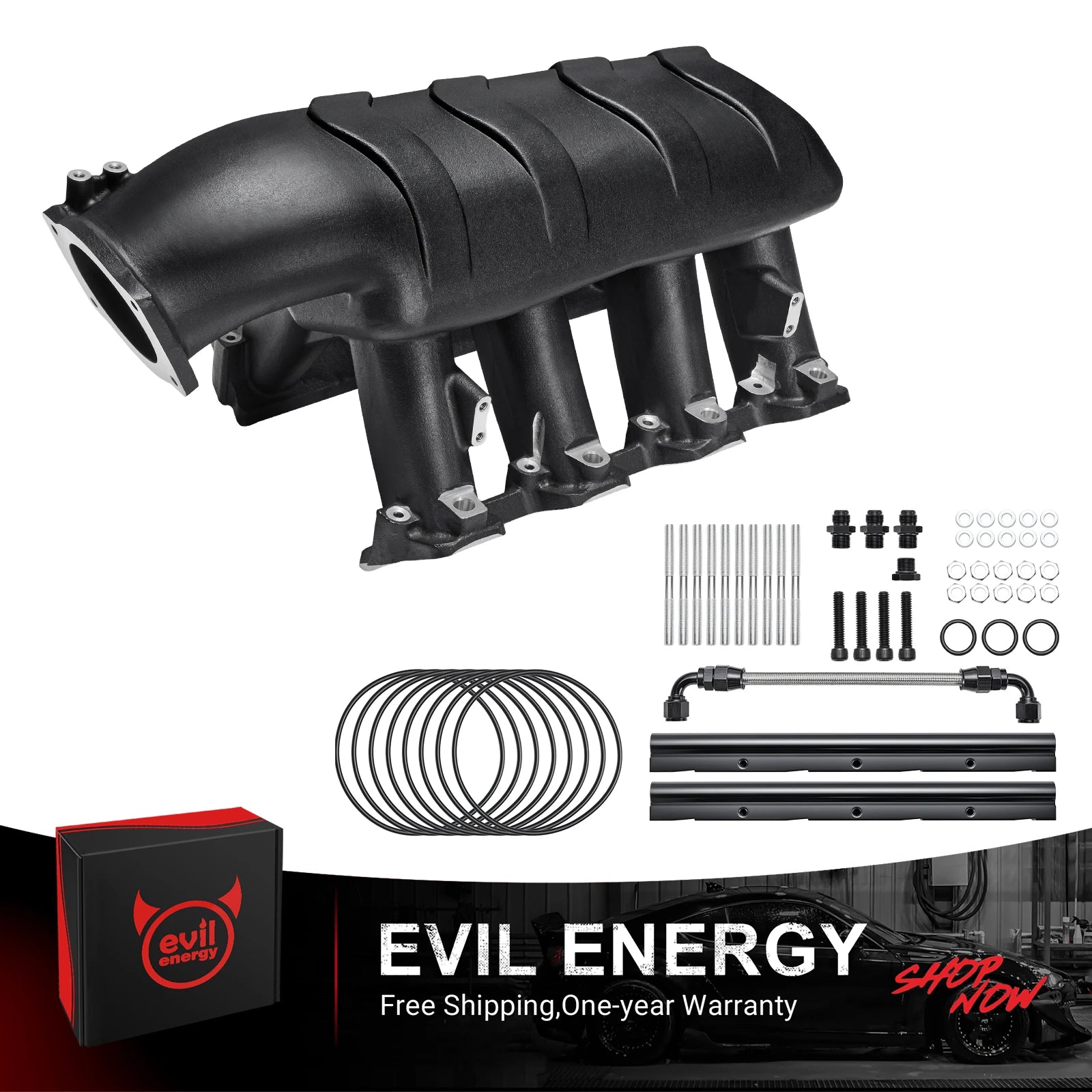 [Without Throttle Body,Black]