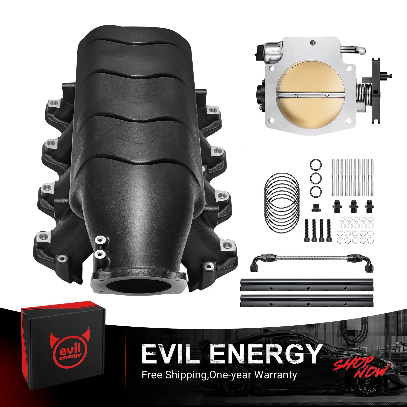 [With Throttle Body,Black]