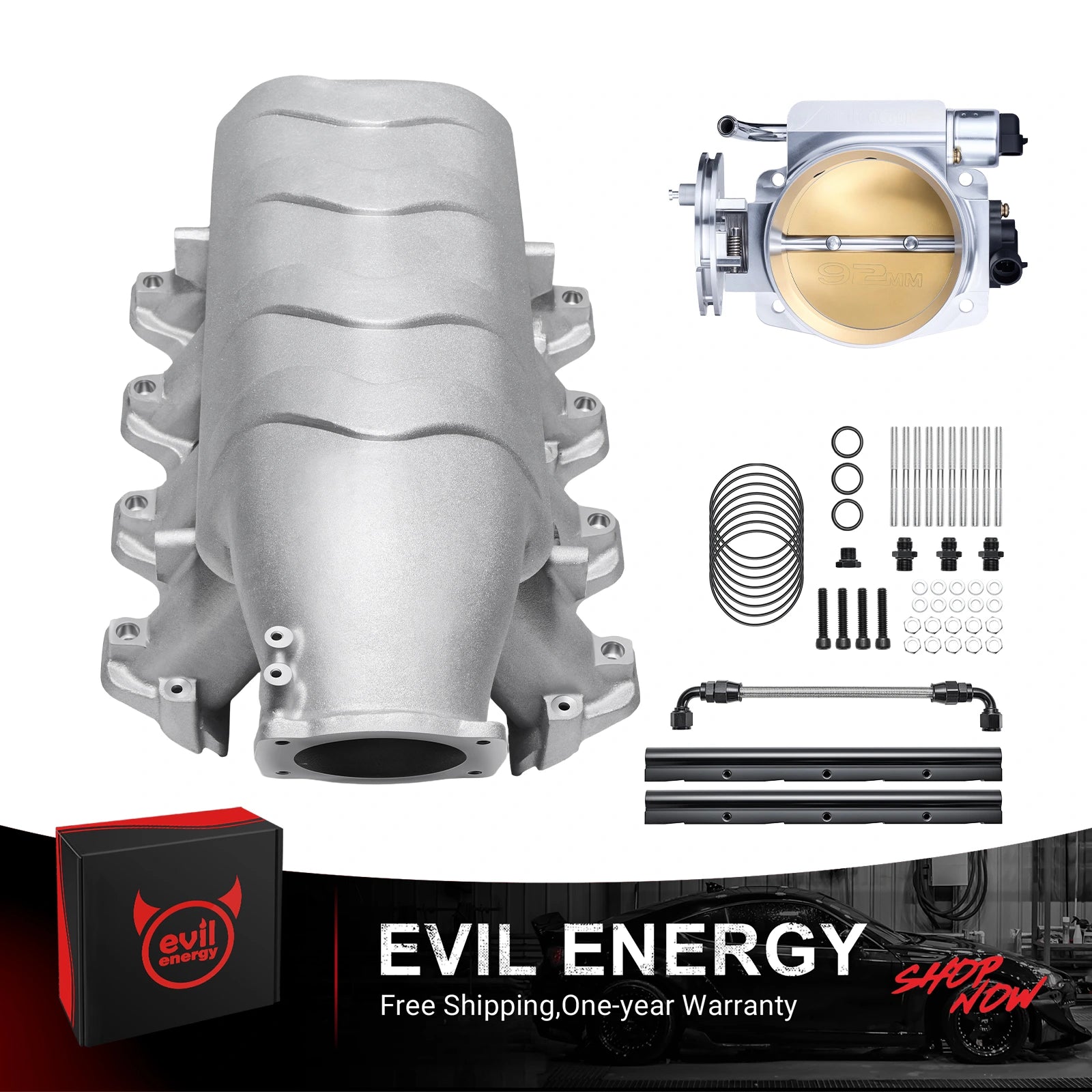 [With Throttle Body,Silver]