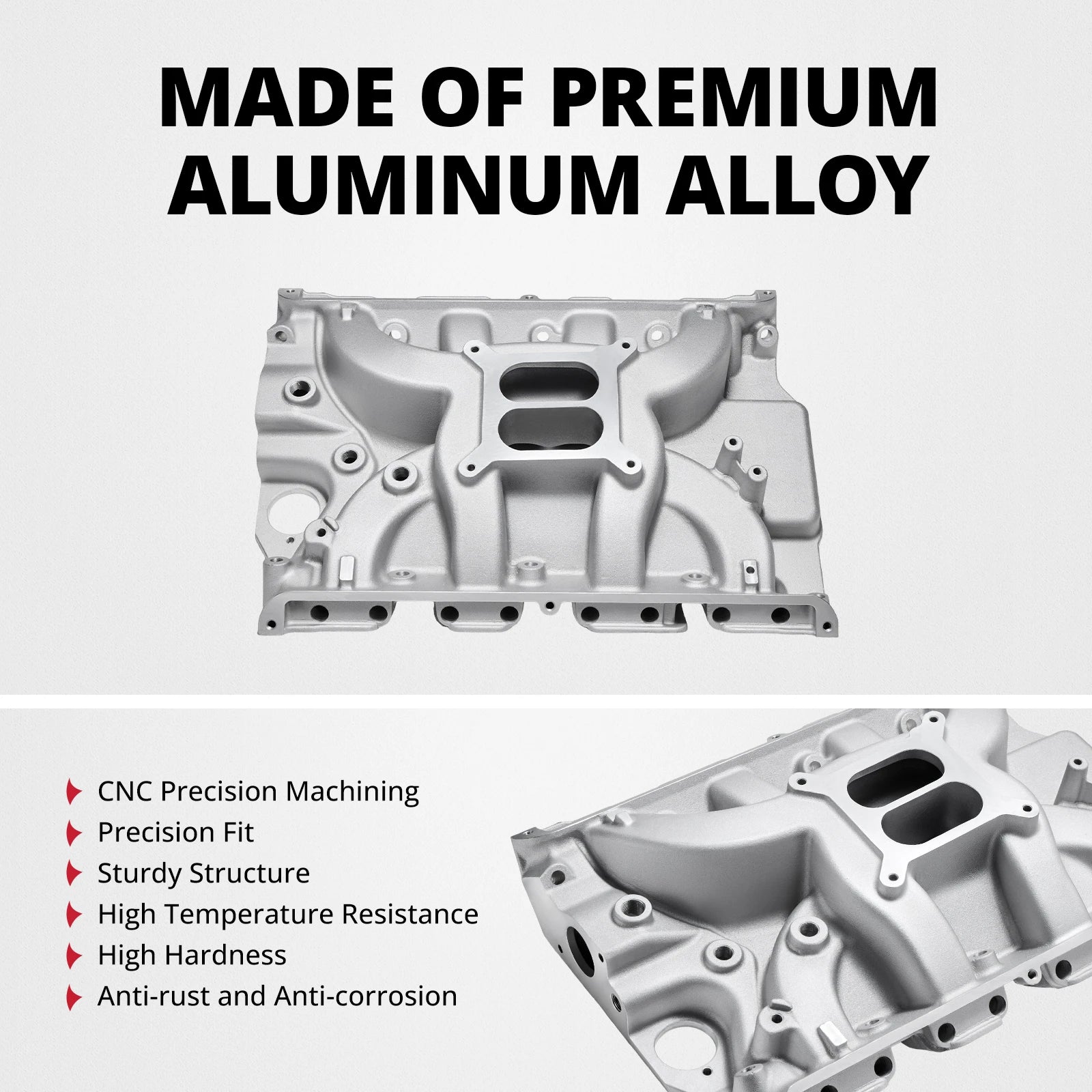 EVIL ENERGY Ford FE Big Block V8 Intake Manifold for Stock Heads