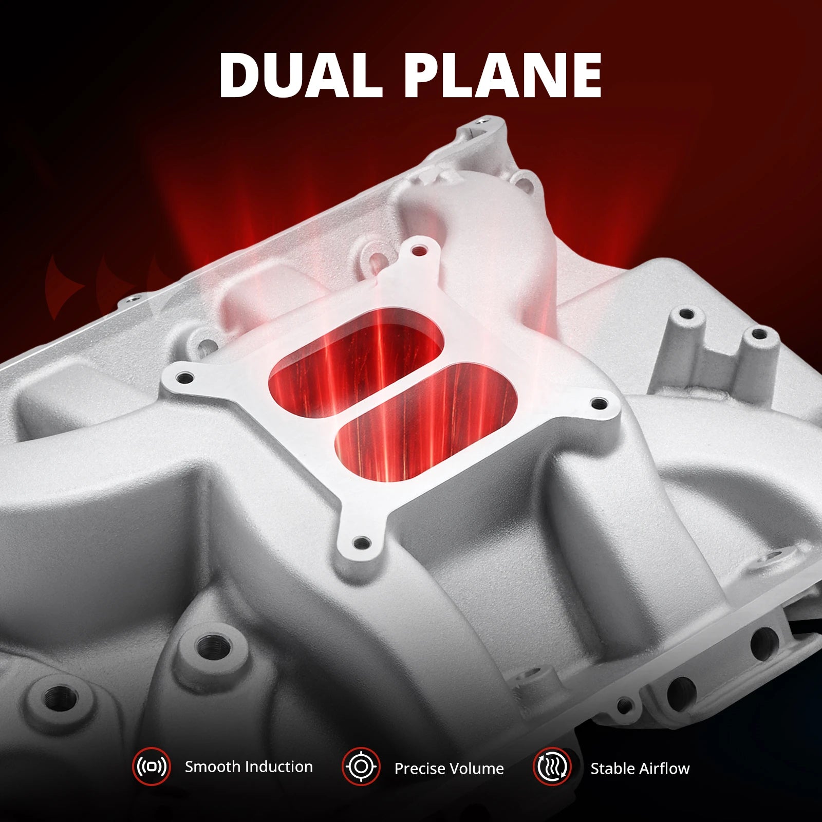 EVIL ENERGY Ford FE Big Block V8 Intake Manifold for Stock Heads