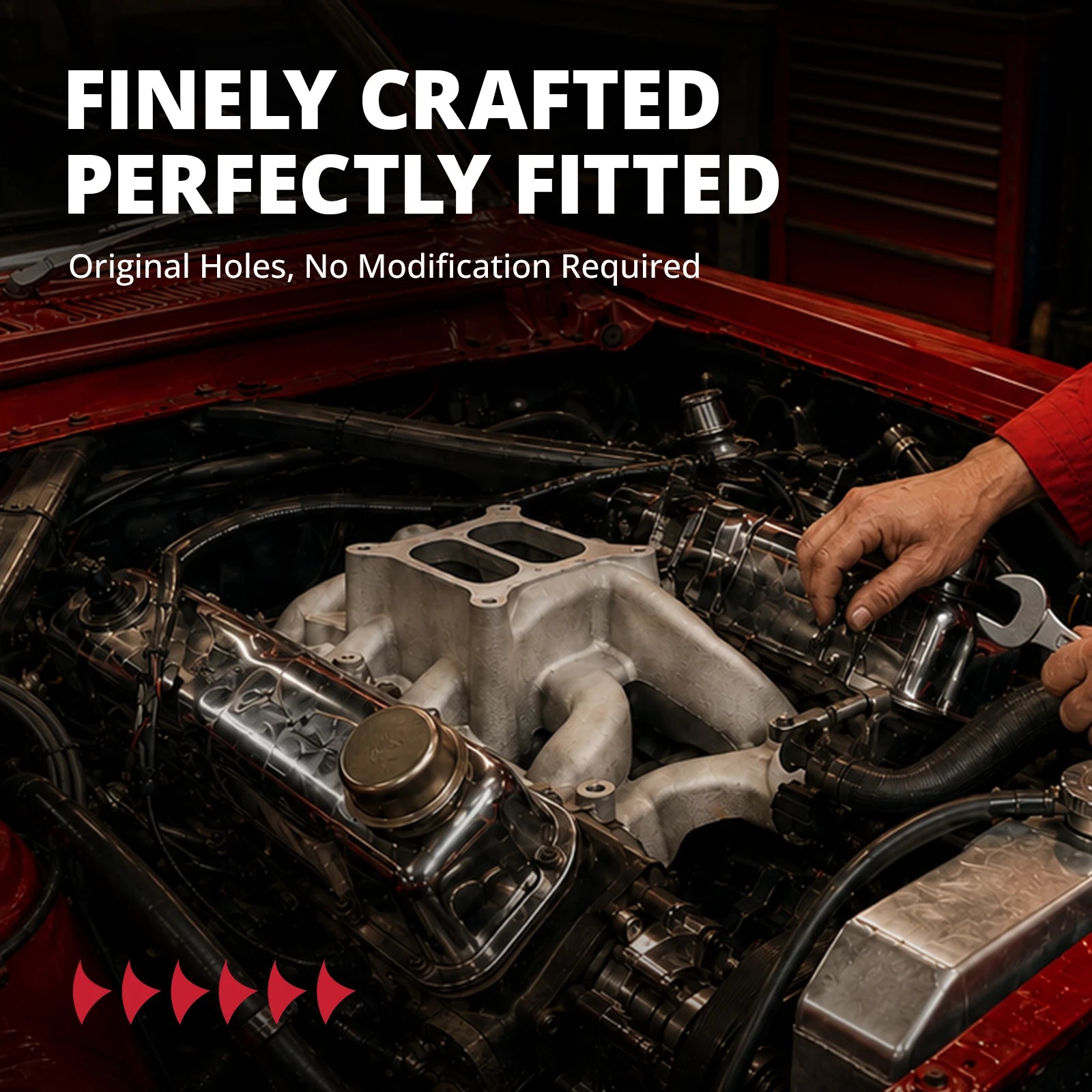 EVIL ENERGY Ford FE Big Block V8 Intake Manifold for Stock Heads