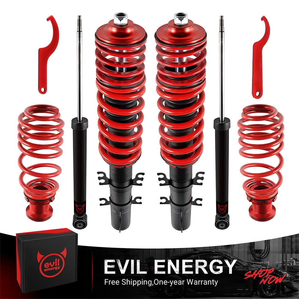 1998 2007 VW Golf MK4 1998 2010 VW Beetle 1999 2006 Seat Leon 1999 2005 VW Jetta MK4 Coilover Shock Absorbers 4PCS