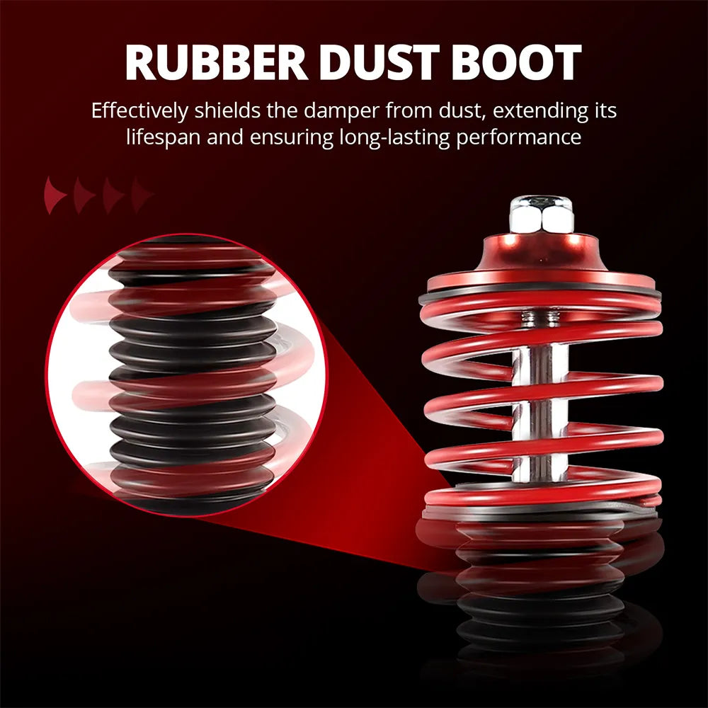EVIL ENERGY 1998-2007 VW Golf MK4 /1998-2010 VW Beetle/1999-2006 Seat Leon/1999-2005 VW Jetta MK4 Coilover Shock Absorbers 4PCS