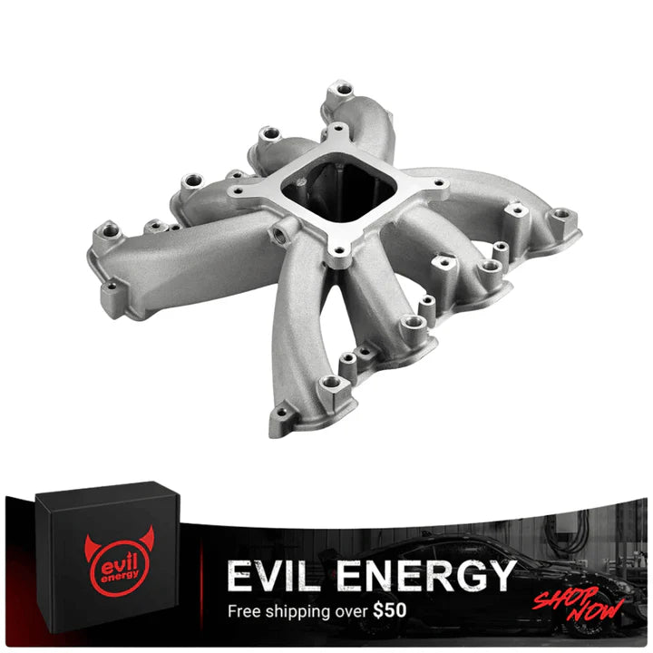 Super Victor EFI Intake Manifold with Fuel Rail Kits for Gen III LS1, LS2 – High-Performance, Forced Induction Ready | 28095S | Evil Energy