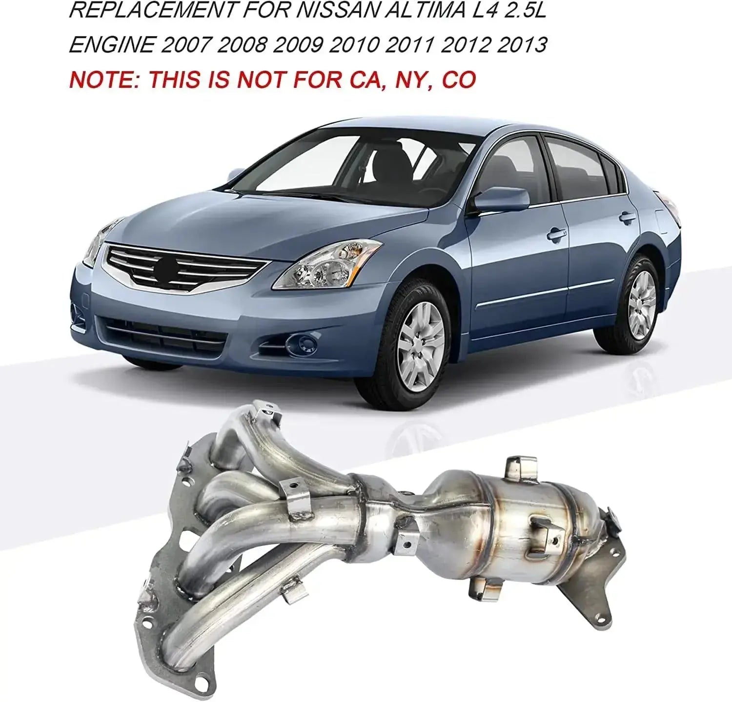 mysite Exhaust Manifold for 2007-2013 Nissan Altima L4 2.5L Dorman 674-933 | EVIL ENERGY