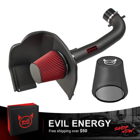 EVIL ENERGY Cold Air Intake for 2014-2018 Chevy Silverado 1500/GMC Sierra 1500 5.3L/6.2L with Heat Shield & Pre-Filter