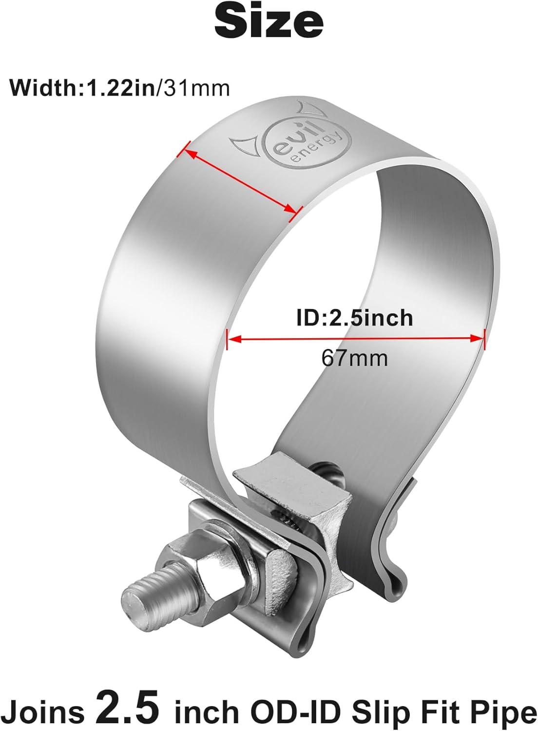 Narrow Band Muffler Clamp [2.5 Inch]