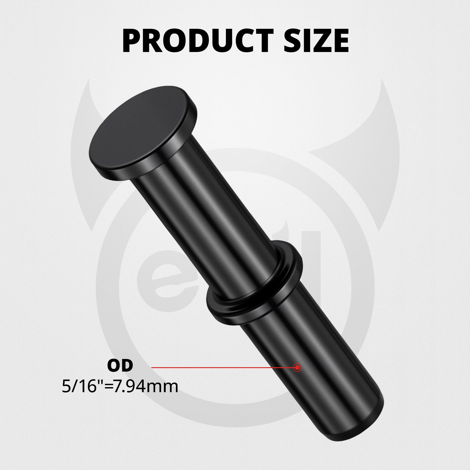 [Black,5/16 inch]