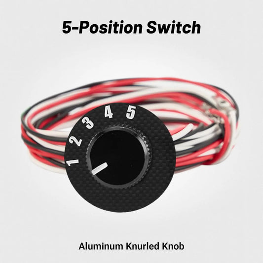 EVILENERGY SOTF Switch Compatible for 2010-2020 Dodge Ram 6.7L Cummins, 5-Position Fuel Temp Shift-On-The-Fly Switch with Connector