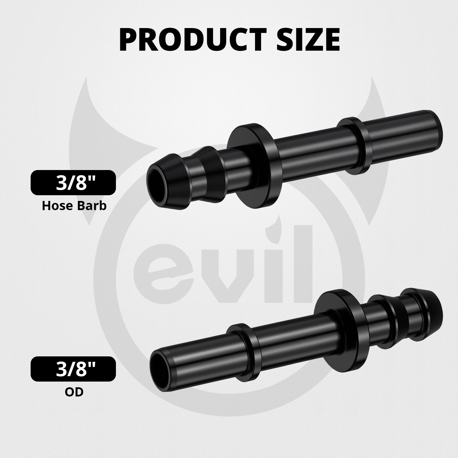 [3/8 inch Barb to 3/8 inch]