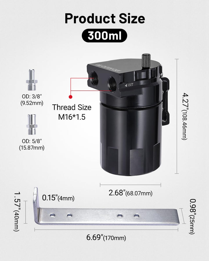 [Black,WITHOUT BREATHER FILTER]