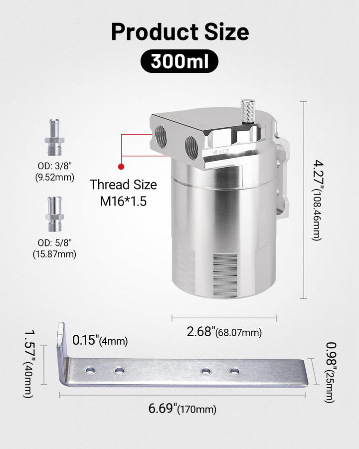 [Silver,WITHOUT BREATHER FILTER]