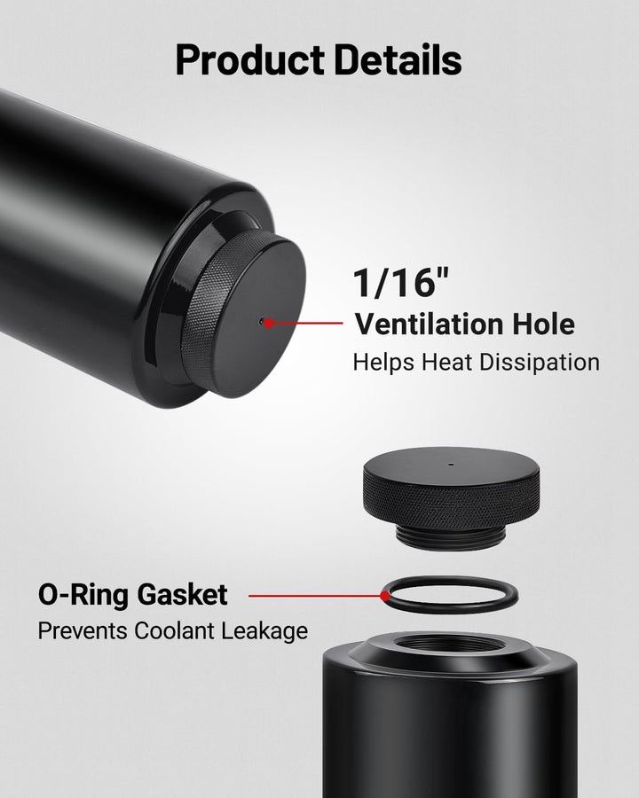 EVIL ENERGY Coolant Overflow Tank Radiator Overflow Bottle Universal 800ml - EVILENERGY