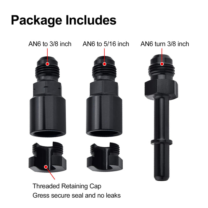 EVIL ENERGY Fuel Filter Regulator 58PSI Inline Fuel Pump with 6AN CPE 25FT Fuel Hose Kit - EVILENERGY