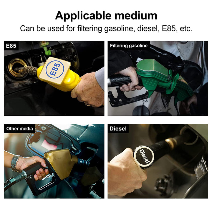 EVIL ENERGY Fuel Filter Regulator 58PSI Inline Fuel Pump with 6AN CPE 25FT Fuel Hose Kit - EVILENERGY