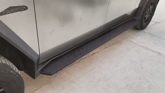 2PCS Side Steps for Tesla Cybertruck 2019-2025 | Heavy-Duty Running Boards | Double Layer Side Steps | Anti-Slip Nerf Bars | No-Drill Bolt-On Installation | 550LB Capacity | Rust-Proof Stainless Steel｜EVIL ENERGY